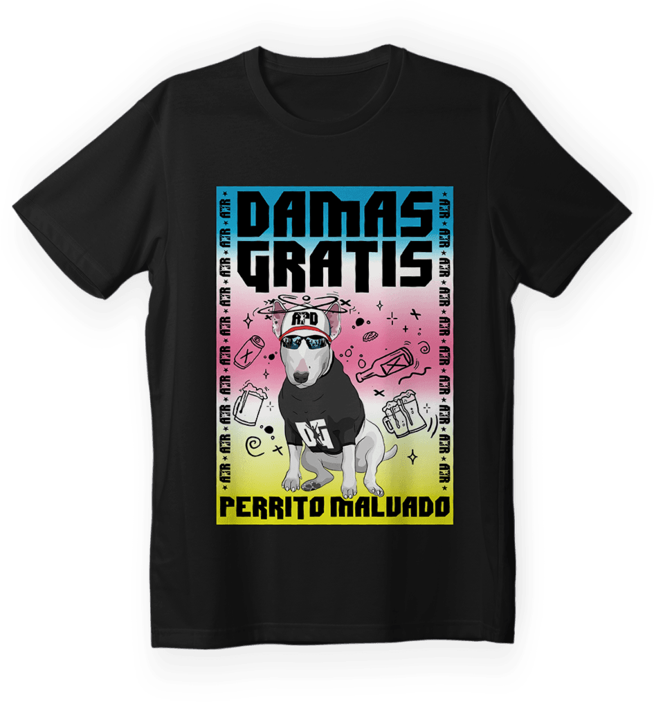 Polera Perrito Malvado Damas Gratis