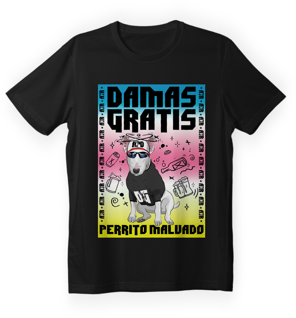 Polera Perrito Malvado Damas Gratis