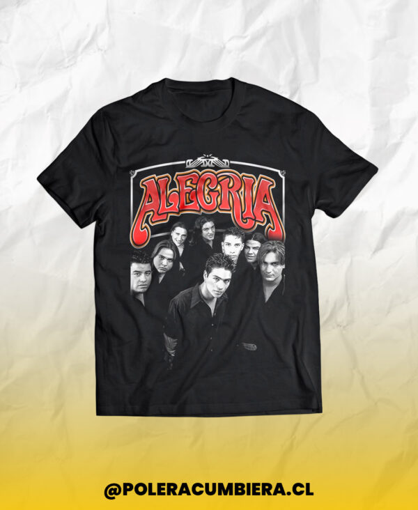 Polera Grupo Alegría Histórico