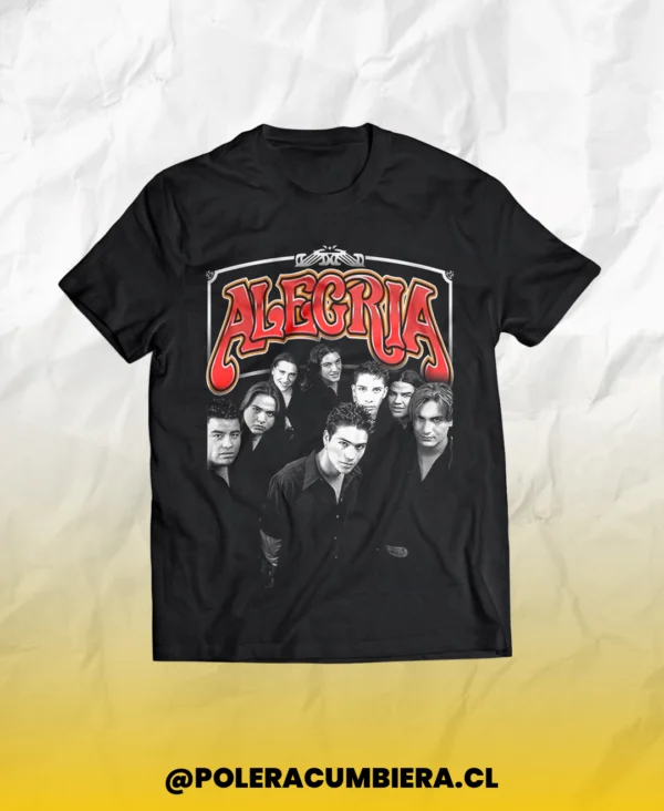 Polera Grupo Alegría Histórico