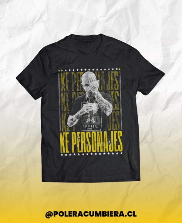 Polera Ema Noir Ke Personajes