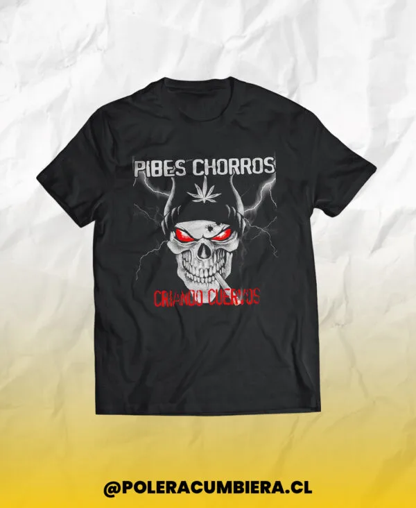 Polera Pibes Chorros Calavera Cumbia Villera Poleras Polera Cumbiera