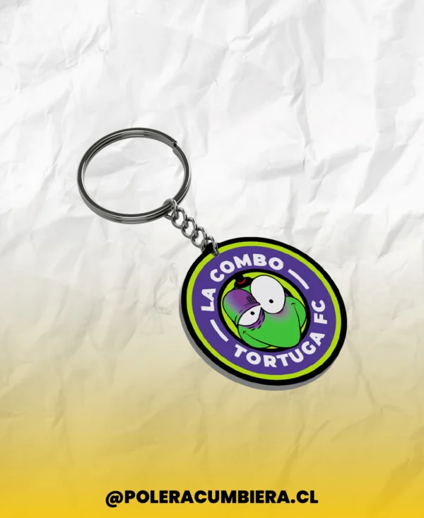 Llavero La Combo Tortuga FC Cumbia Chilena Llaveros Polera Cumbiera