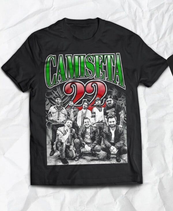 polera banda camiseta 22