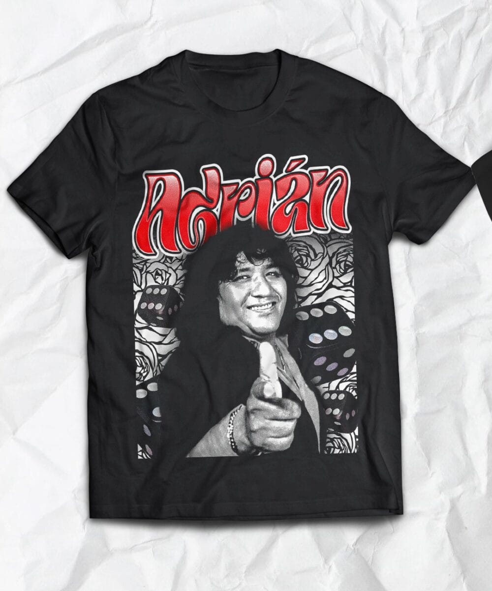 Polera Cumbia <br>Adrian Y Los Dados Negros