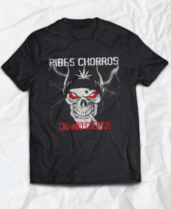 Polera <br> Pibes Chorros Calavera
