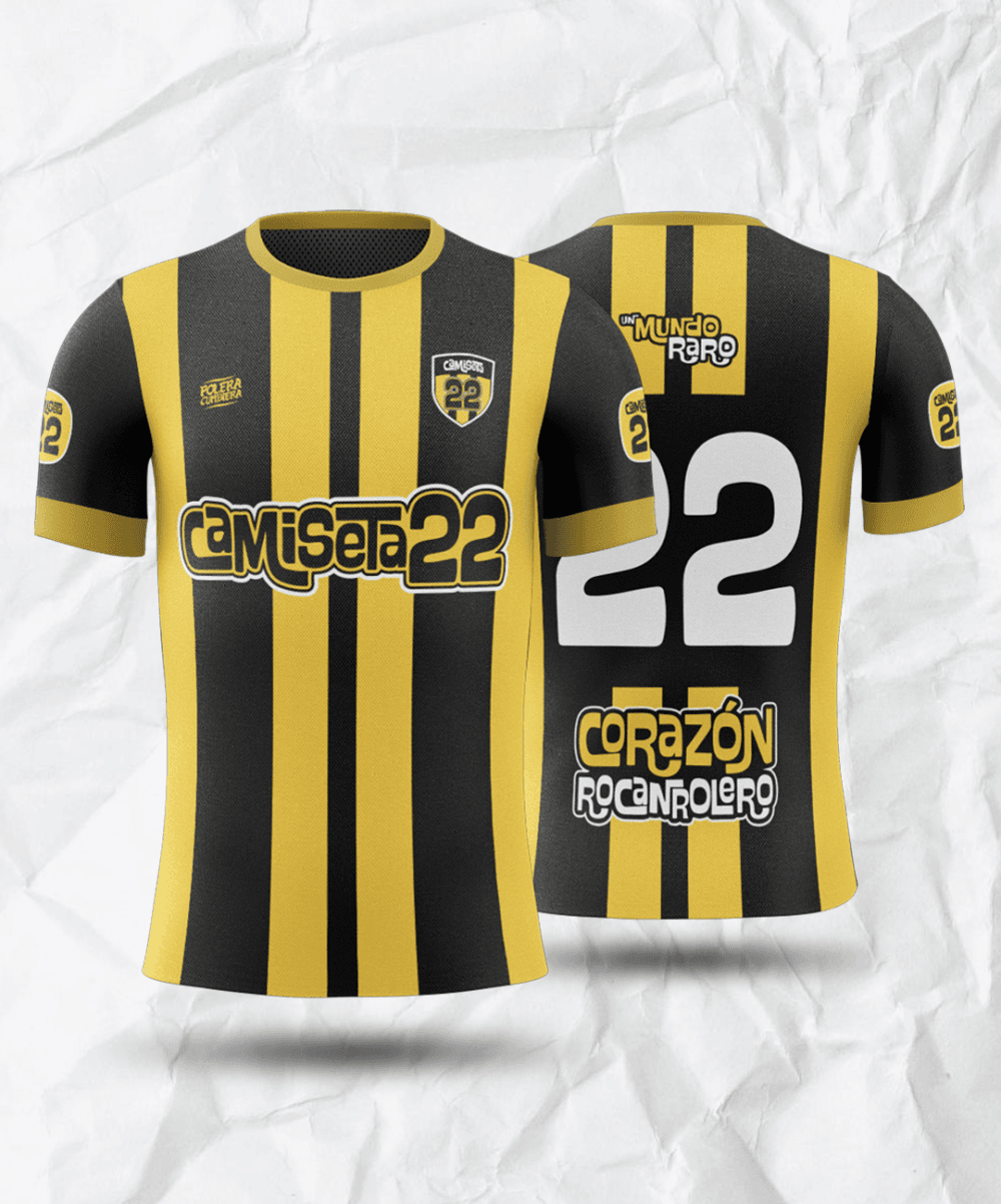 Polera Camsieta Banda "Camiseta 22", ropa de cumbia