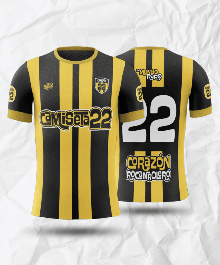 Polera Camsieta Banda "Camiseta 22", ropa de cumbia