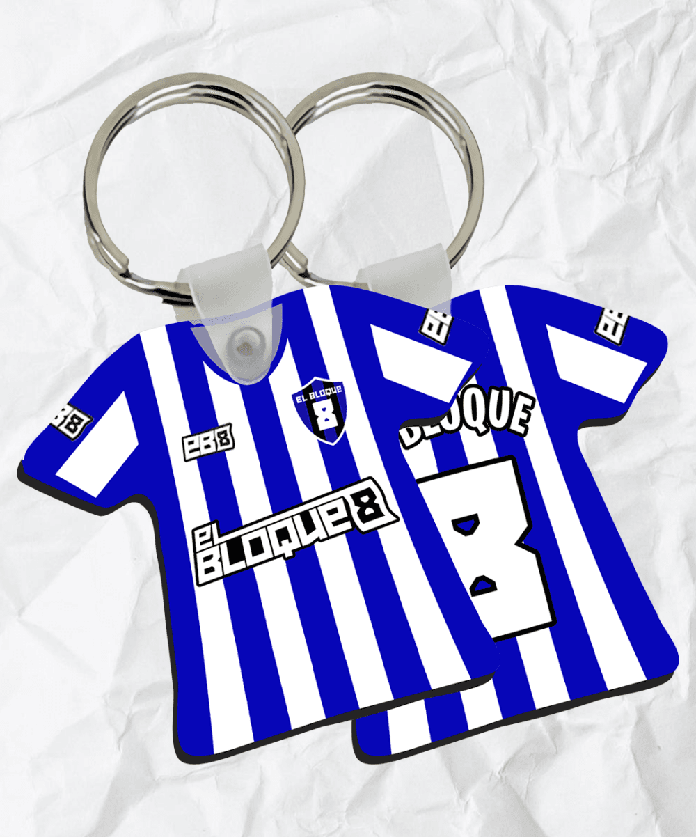 llavero Camiseta bloque 8