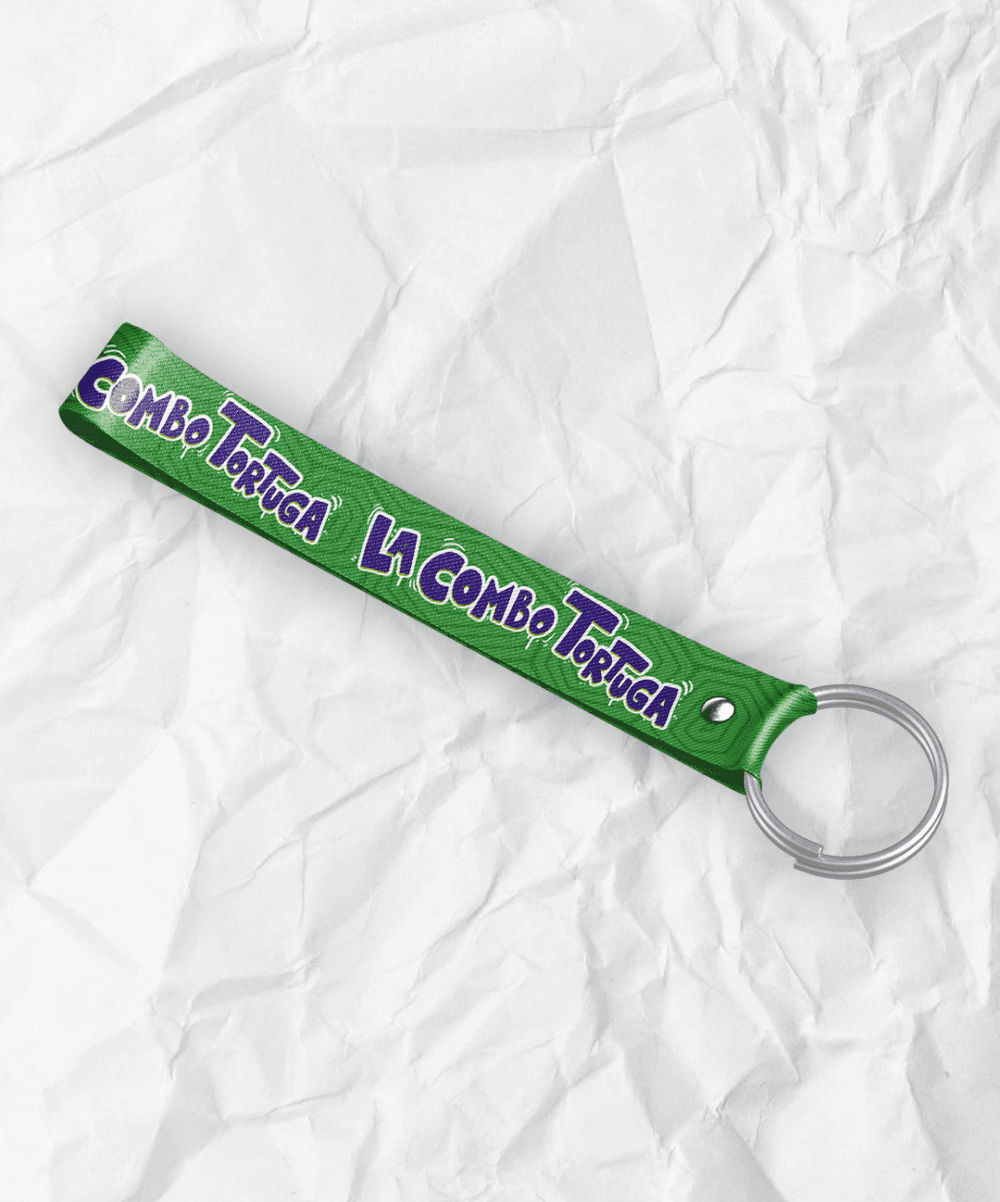 Lanyard llavero La Combo Tortuga Verde