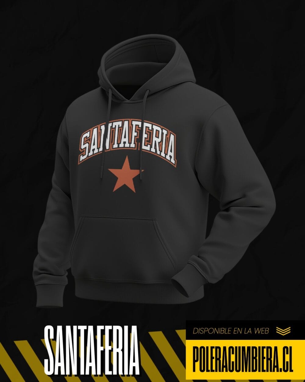 Polera Poleron - Santaferia, estilo Cumbia, inspirada en cumbia, polera cumbiera