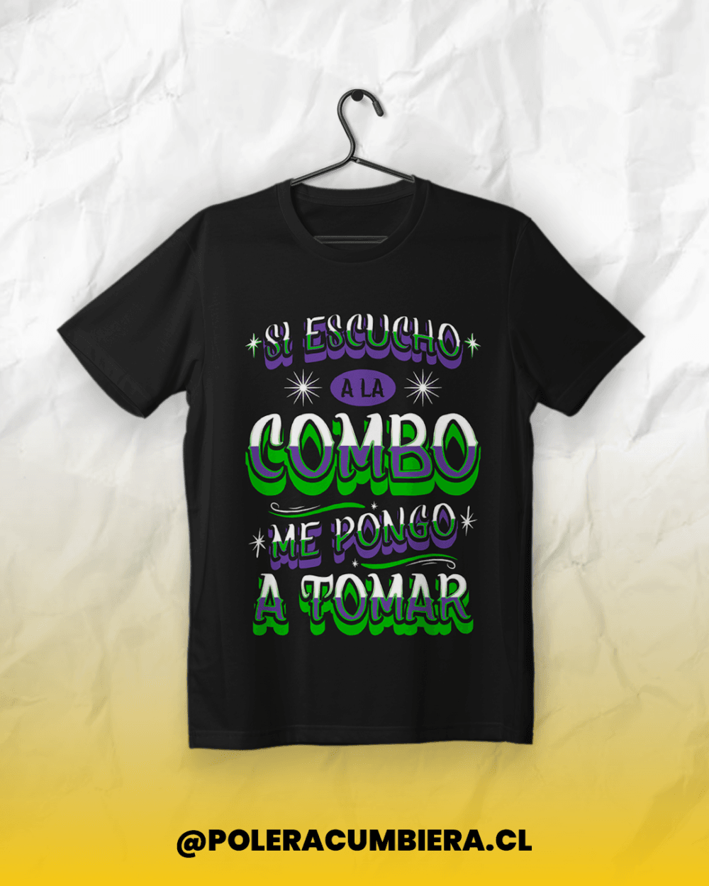 polera la combo tortuga chicharra verde