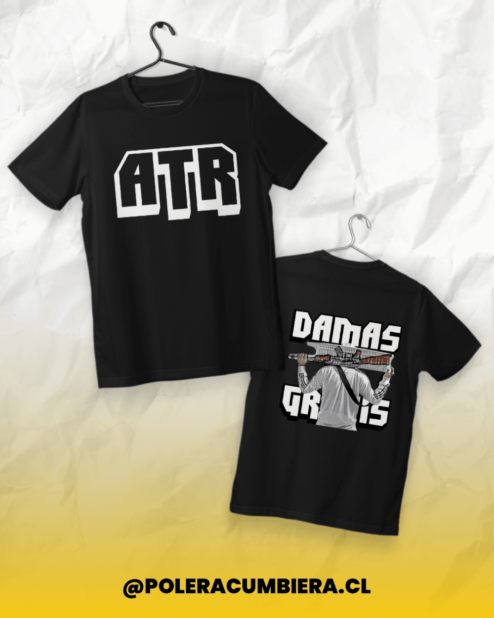 Polera - ATR Damas Gratis, estilo Cumbia Argentina, inspirada en cumbia argentina, estilo cumbiero