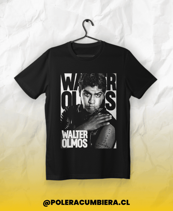 POLERA NEGRA WALTER OLMOS