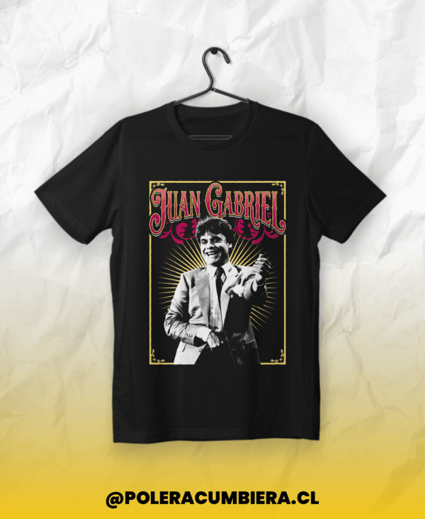 polera negra juan gabriel