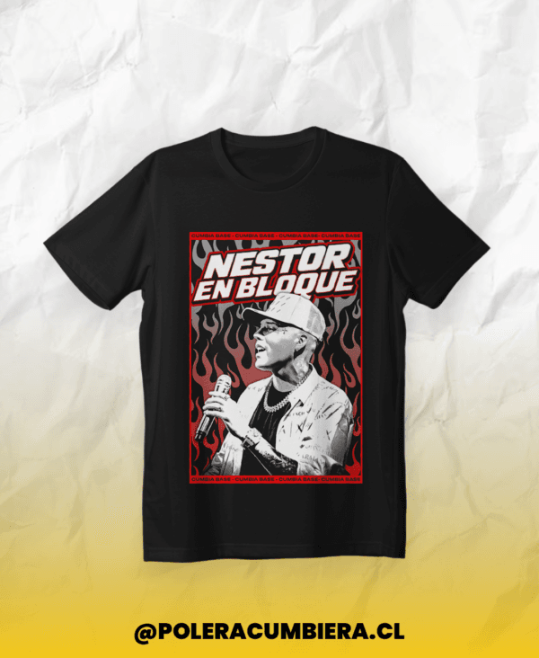 polera negra nestor en bloque